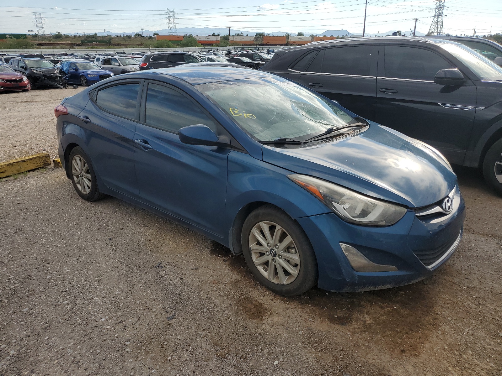 KMHDH4AE3EU187161 2014 Hyundai Elantra Se