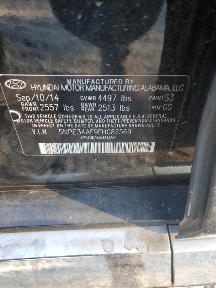 5NPE34AF9FH082569 2015 Hyundai Sonata Sport