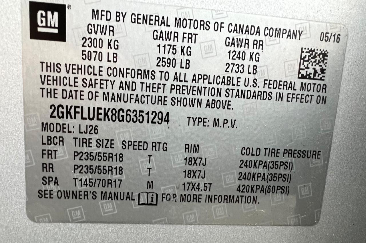 2016 GMC Terrain Slt VIN: 2GKFLUEK8G6351294 Lot: 68407674