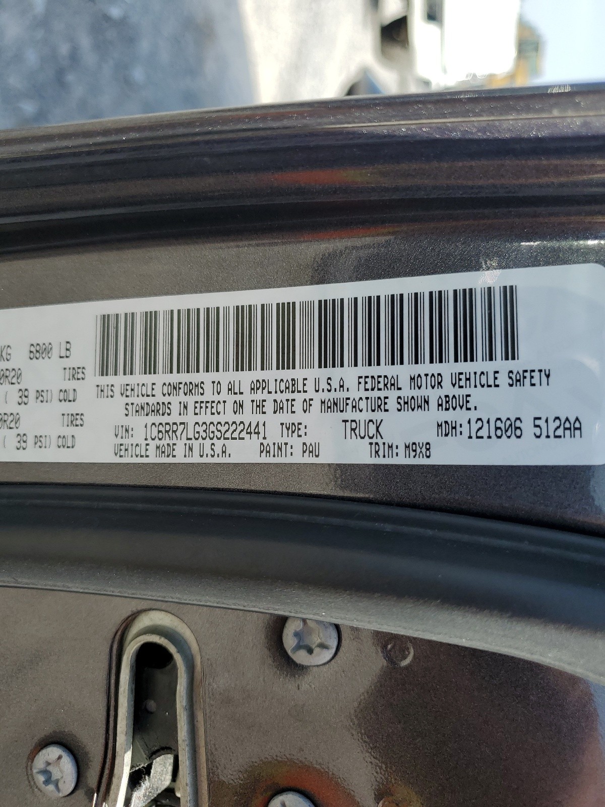 1C6RR7LG3GS222441 2016 Ram 1500 Slt