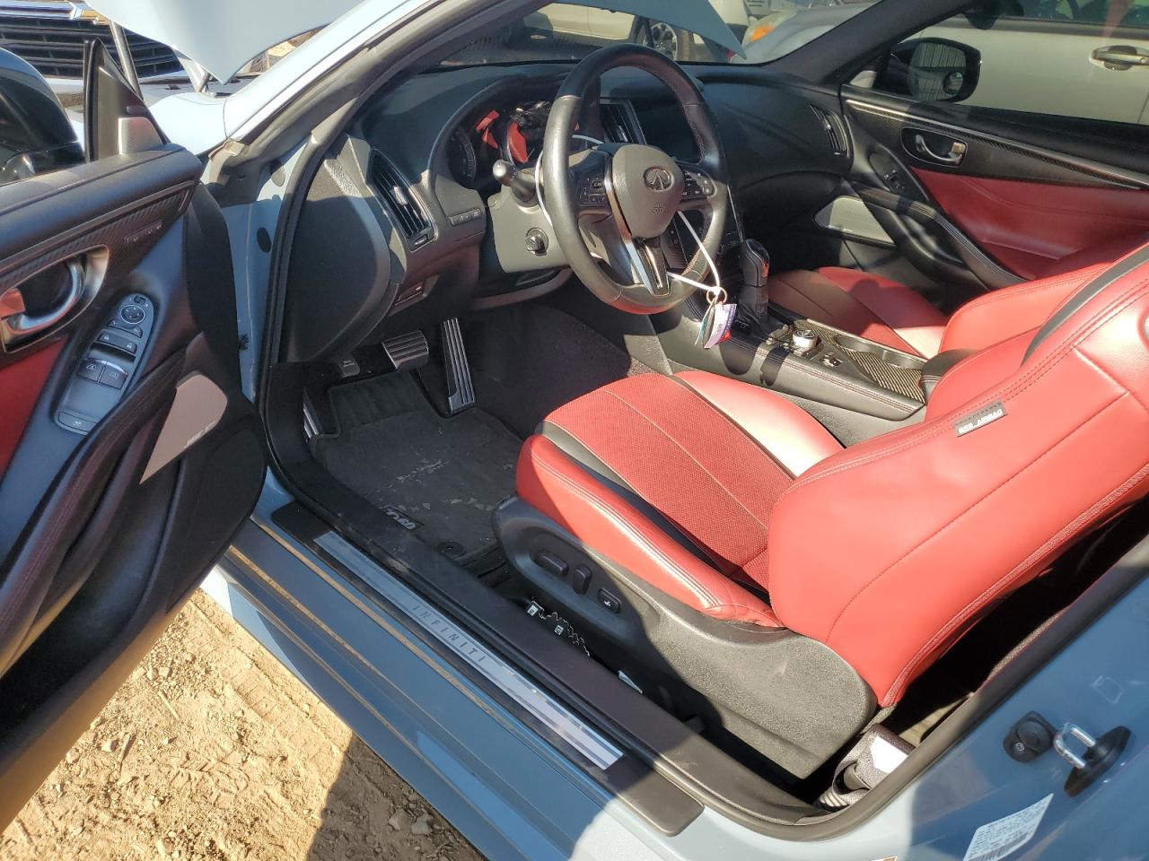 2021 Infiniti Q60 Red Sport 400 VIN: JN1FV7LL7MM560206 Lot: 69141254