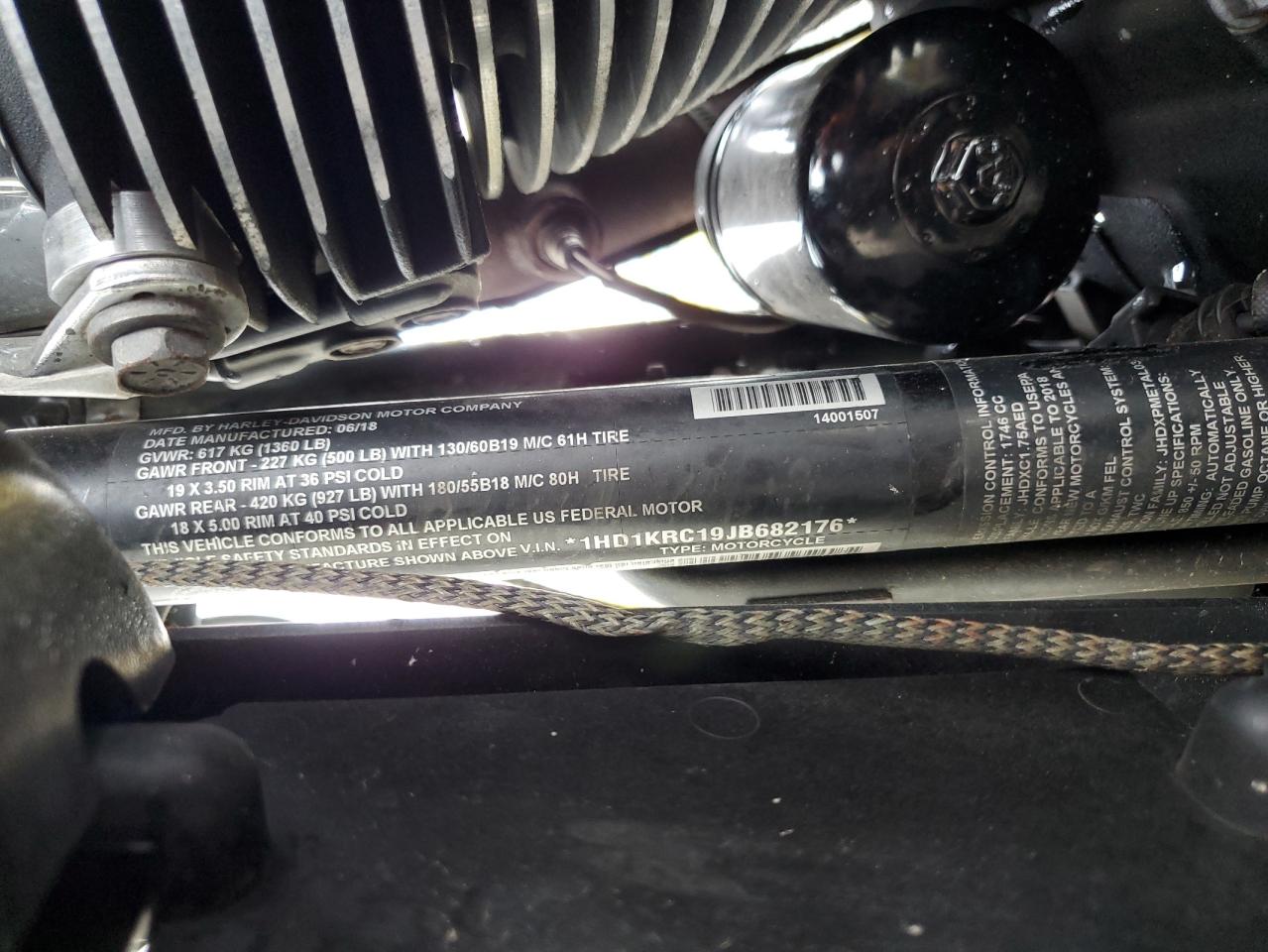 2018 Harley-Davidson Flhxs Street Glide Special VIN: 1HD1KRC19JB682176 Lot: 69331344