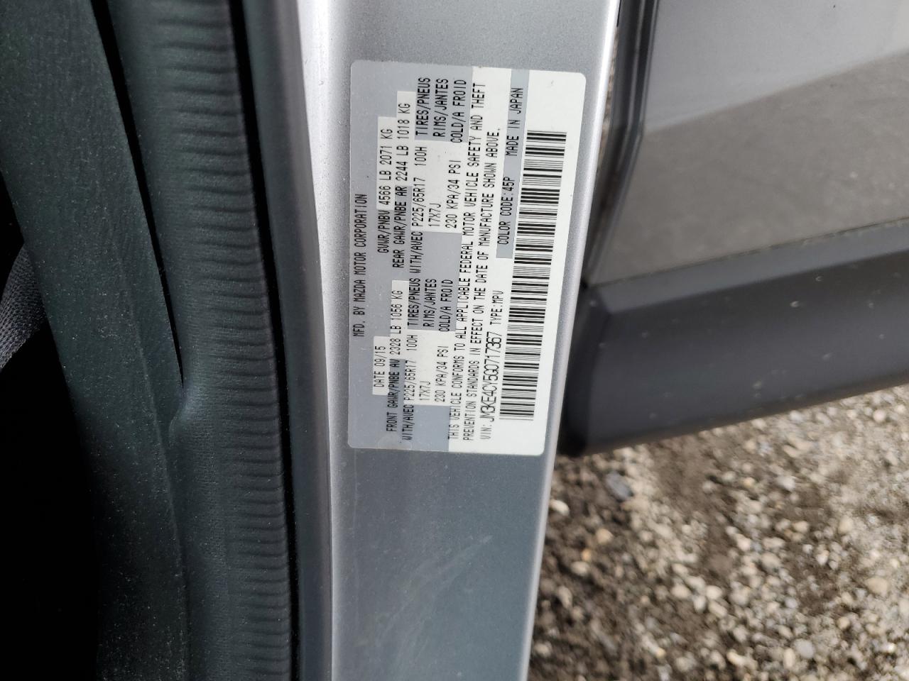 JM3KE4CY5G0717367 2016 Mazda Cx-5 Touring