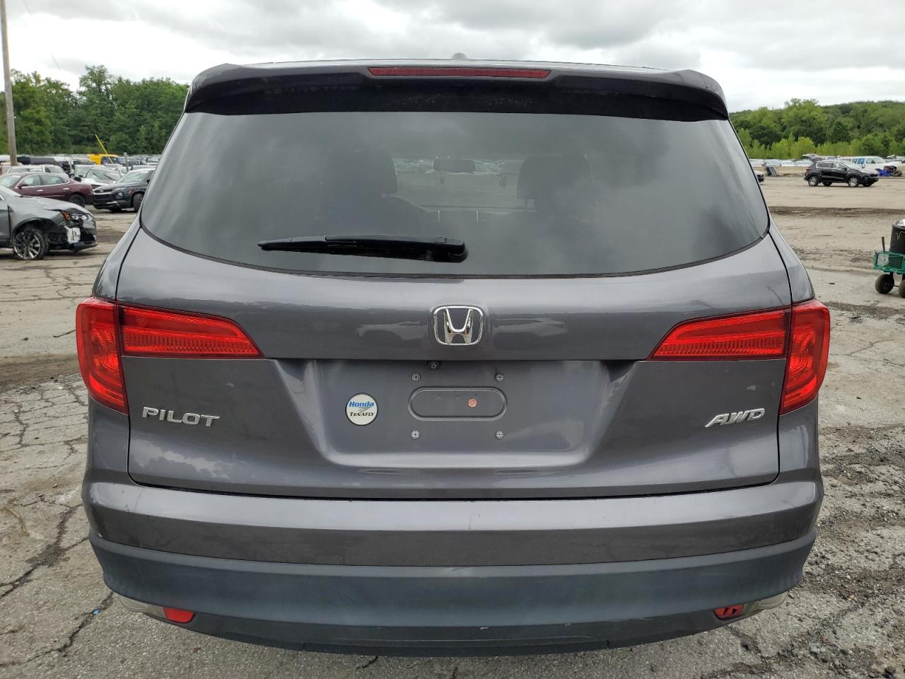 2017 Honda Pilot Exl VIN: 5FNYF6H59HB073739 Lot: 65478874