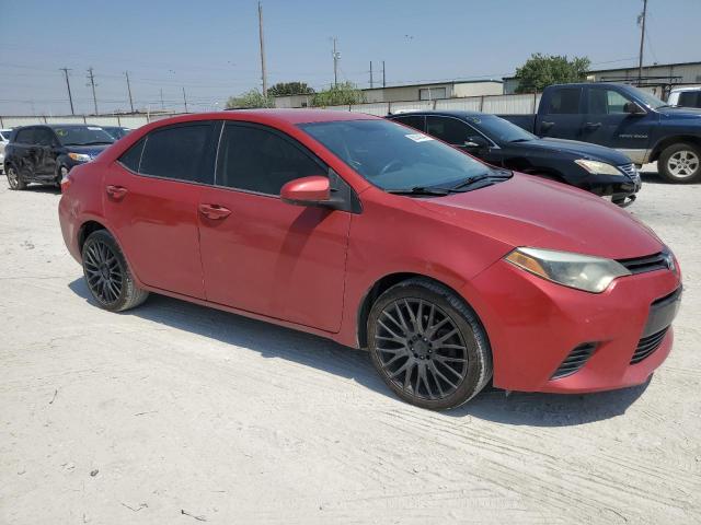  TOYOTA COROLLA 2015 Czerwony