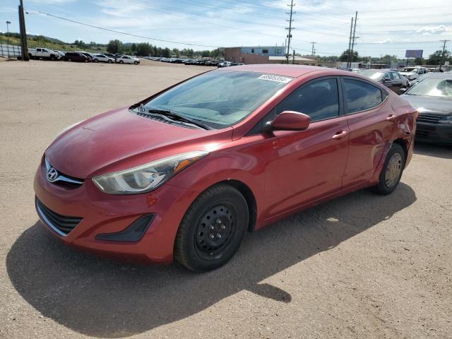  HYUNDAI ELANTRA 2016 Czerwony