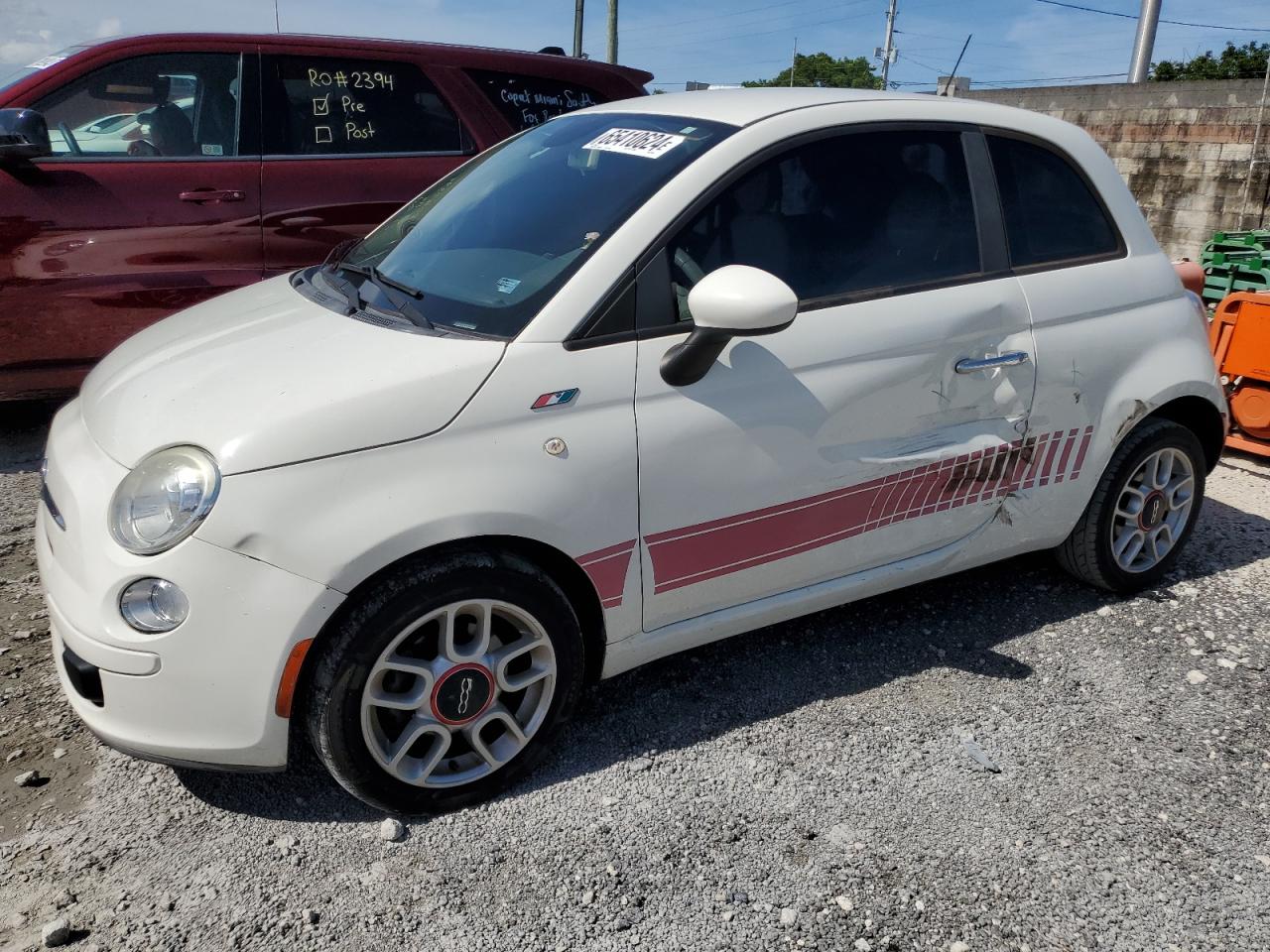 2013 Fiat 500 Pop VIN: 3C3CFFAR9DT651877 Lot: 65410624