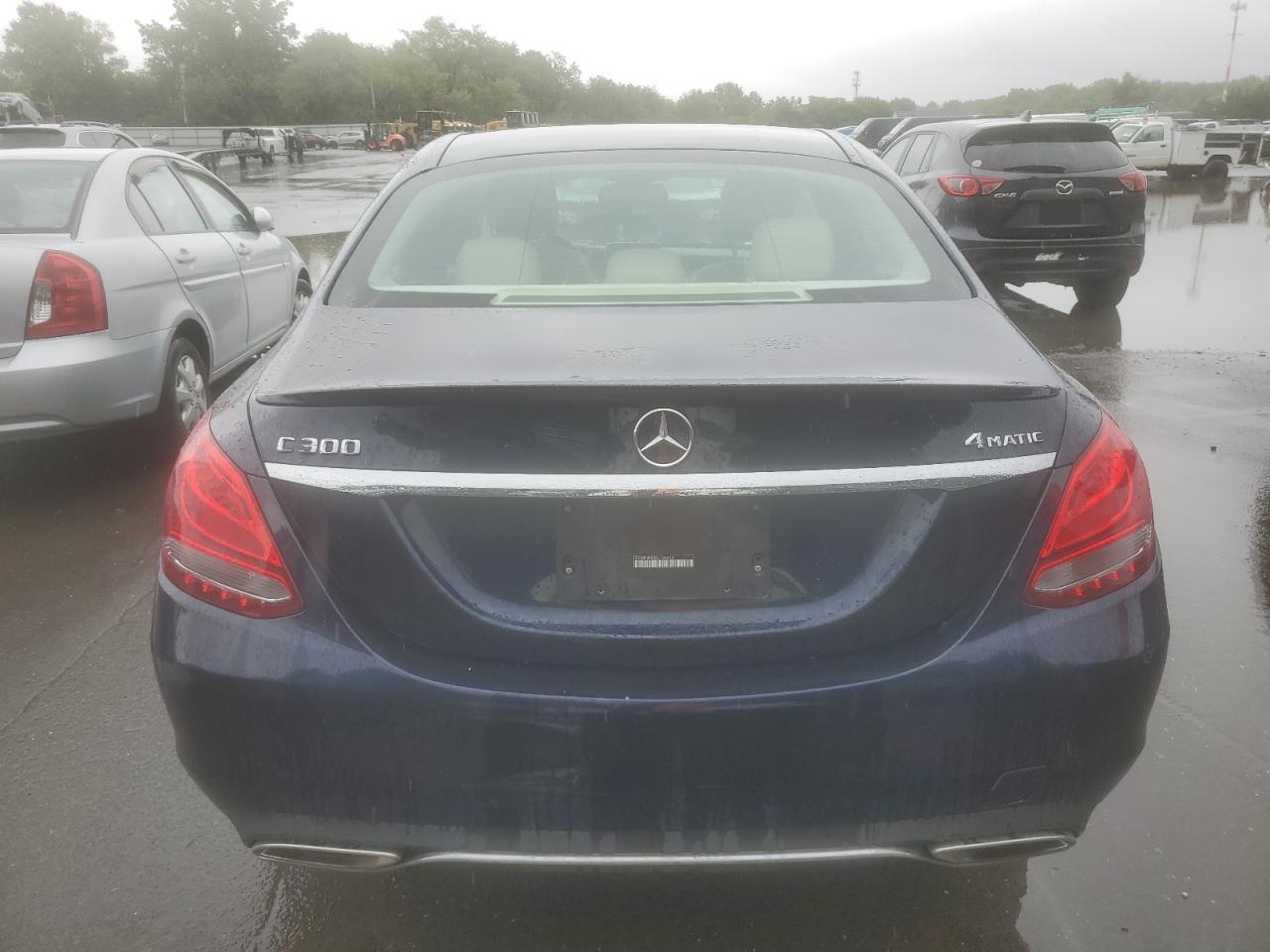 2016 Mercedes-Benz C 300 4Matic VIN: 55SWF4KB0GU104612 Lot: 66698294