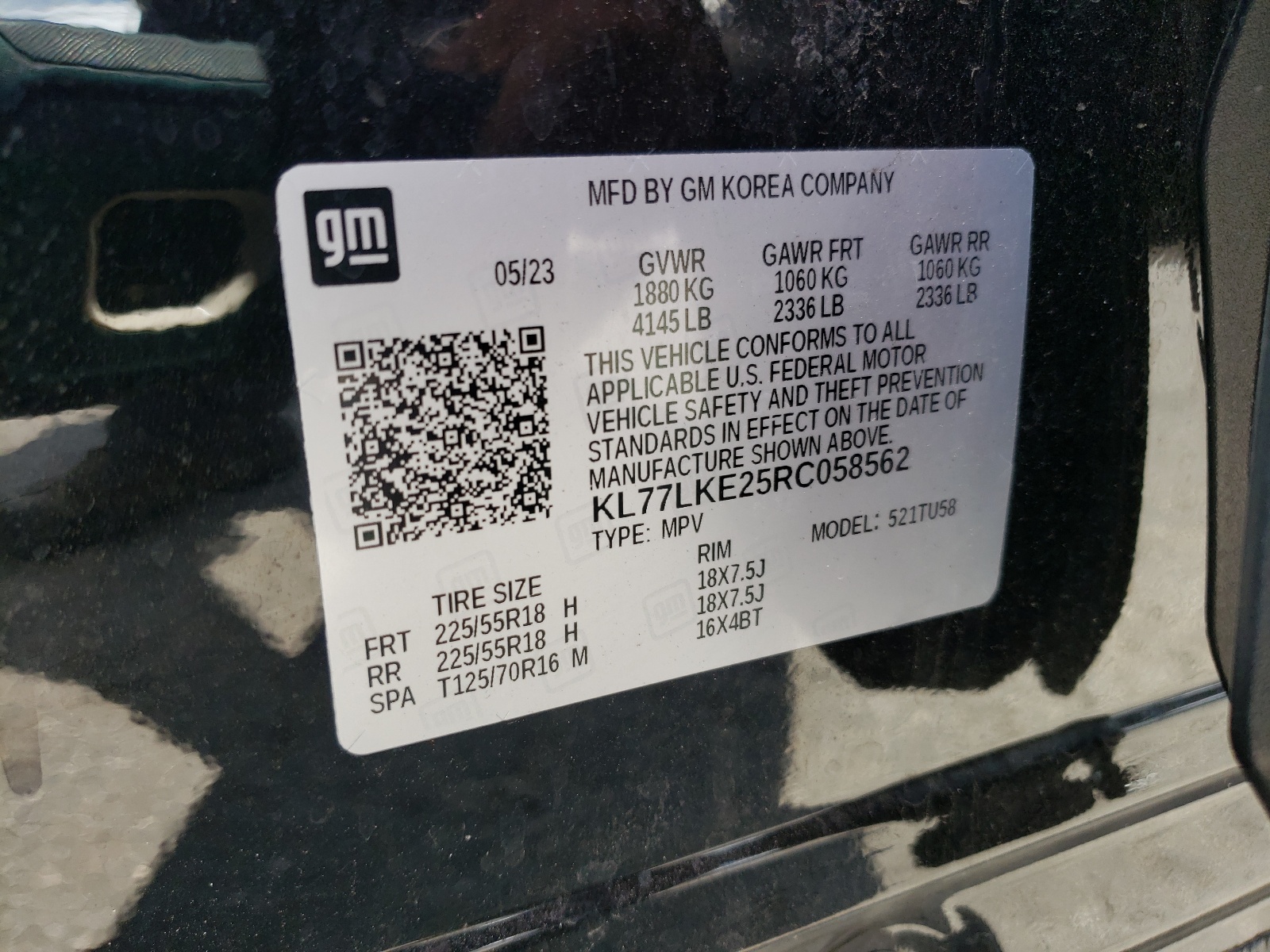 KL77LKE25RC058562 2024 Chevrolet Trax Activ