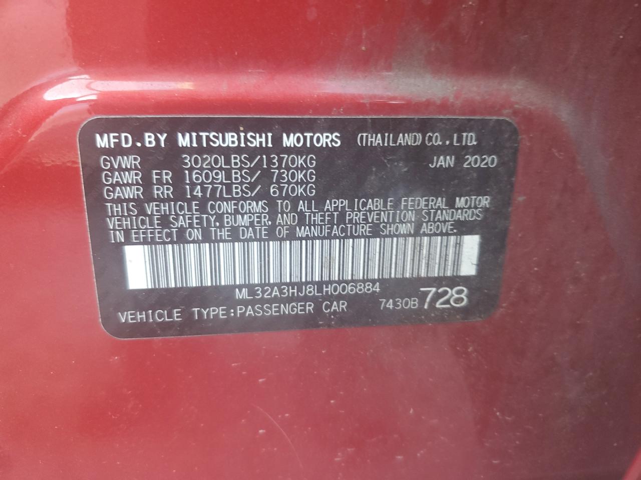 2020 Mitsubishi Mirage - Image 14