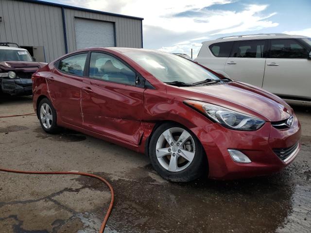  HYUNDAI ELANTRA 2013 Czerwony