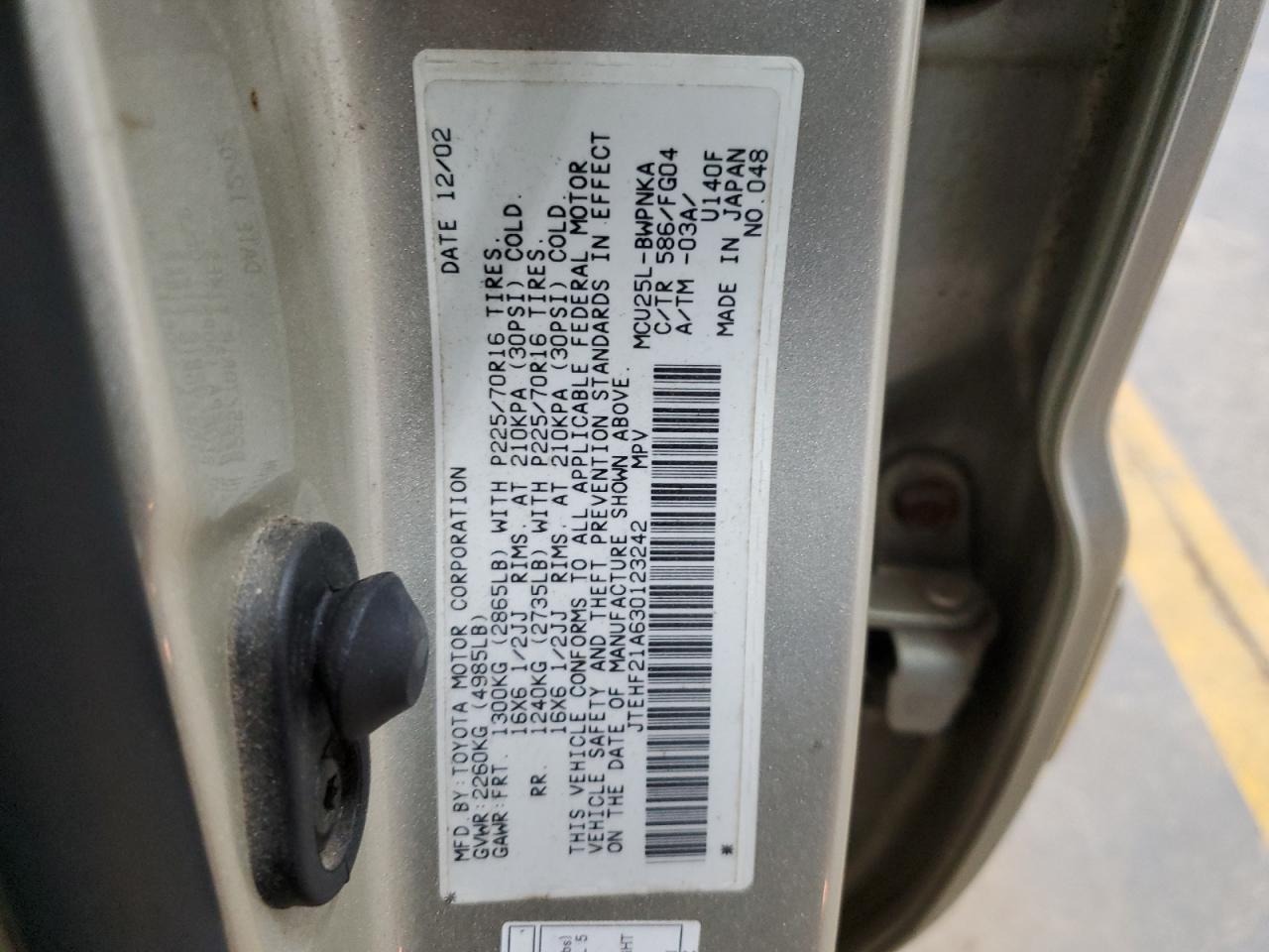 2003 Toyota Highlander - Image 14