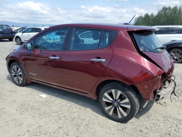  NISSAN LEAF 2016 Красный