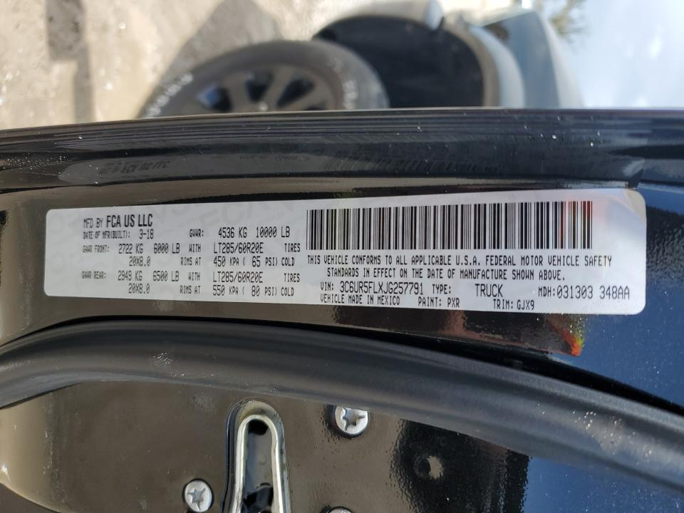 3C6UR5FLXJG257791 2018 Ram 2500 Laramie