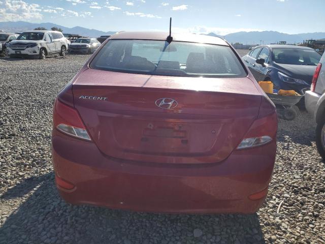  HYUNDAI ACCENT 2016 Red