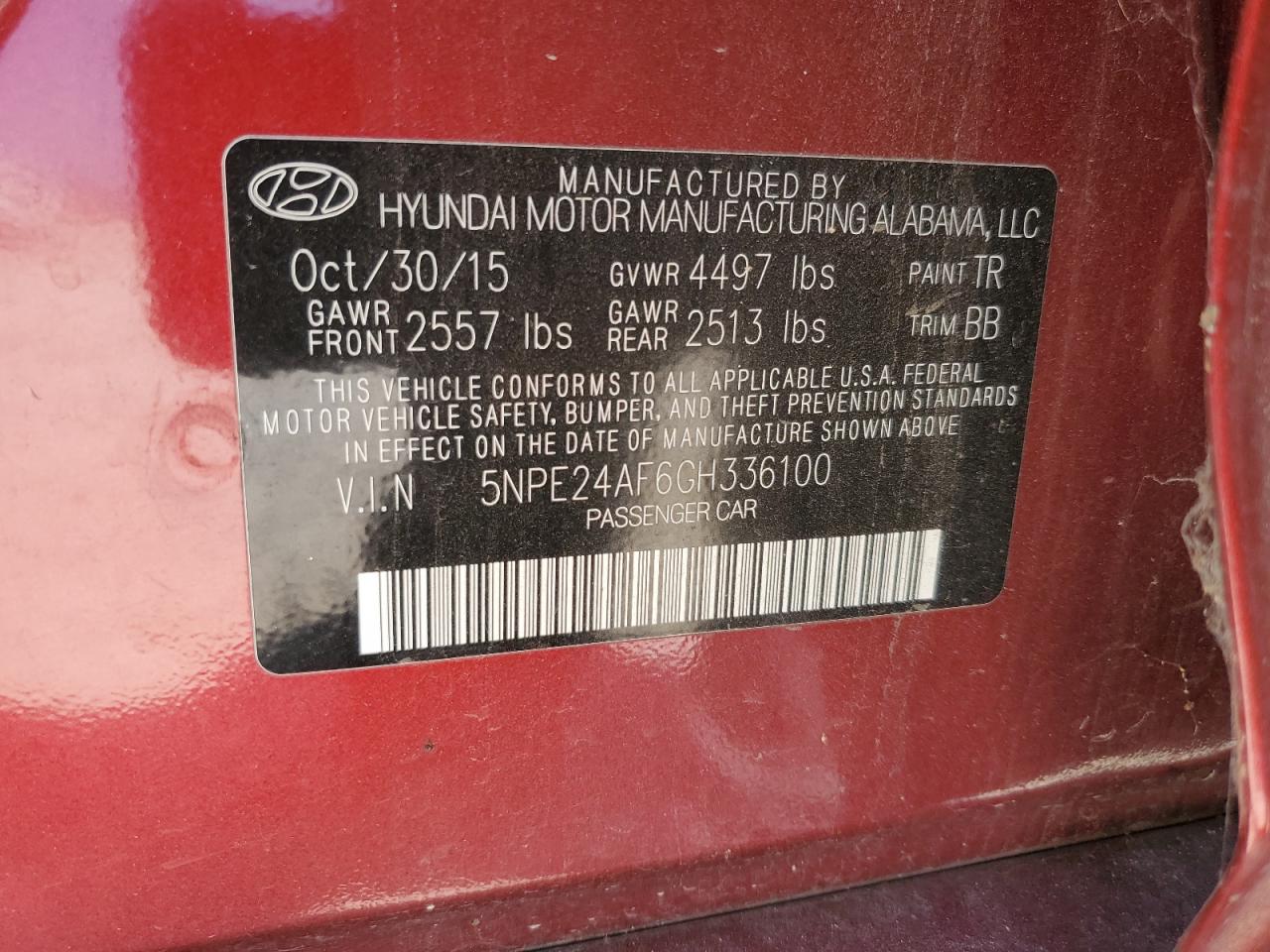 2016 Hyundai Sonata - Image 12