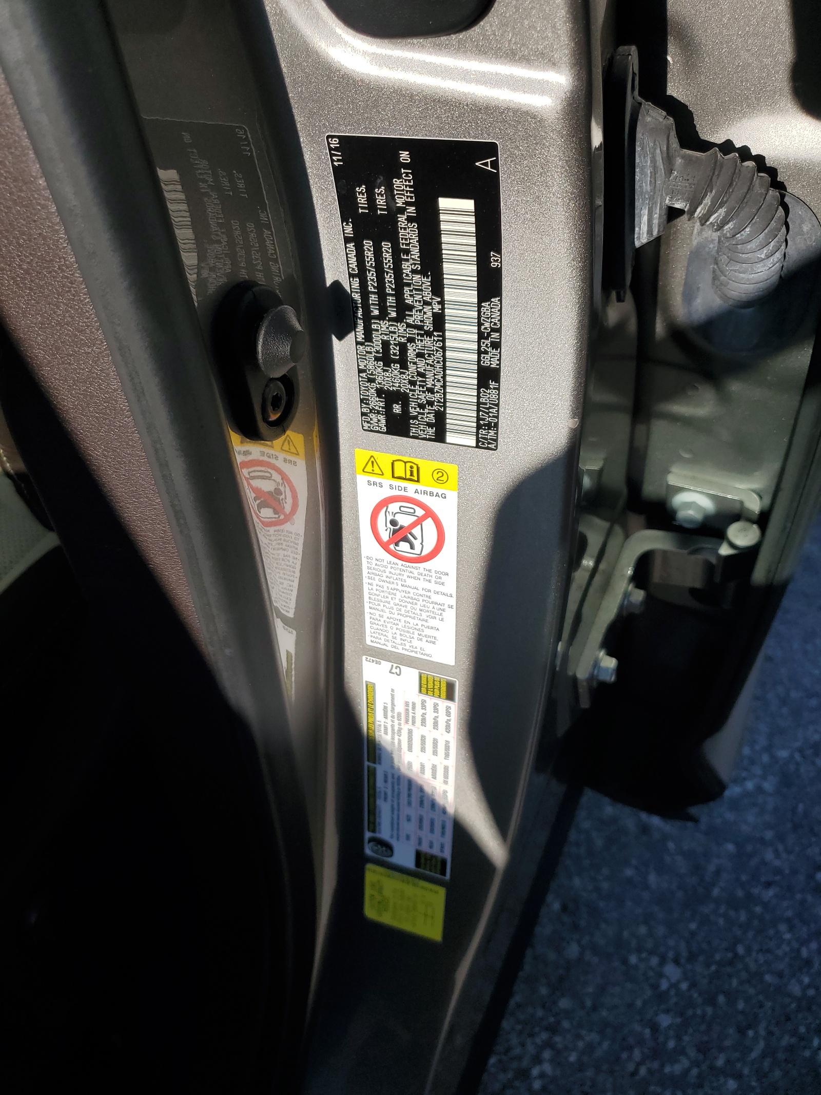 2T2BZMCA0HC067611 2017 Lexus Rx 350 Base