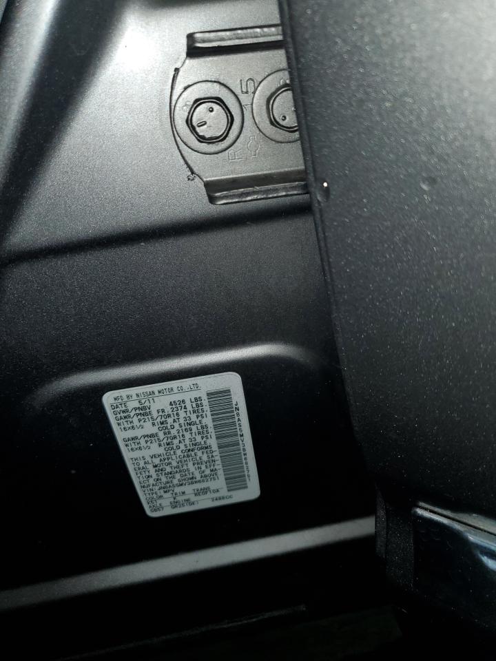 2011 Nissan Rogue S VIN: JN8AS5MV3BW682751 Lot: 65961954