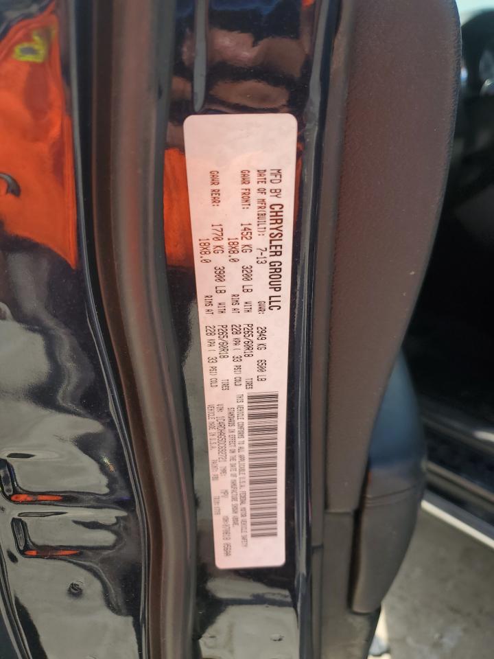 2013 Dodge Durango Sxt VIN: 1C4RDHAG5DC692721 Lot: 67186904