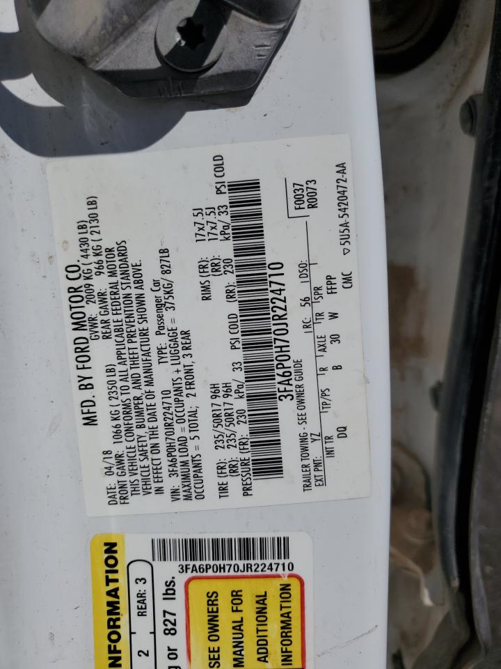 3FA6P0H70JR224710 2018 FORD FUSION - Image 15
