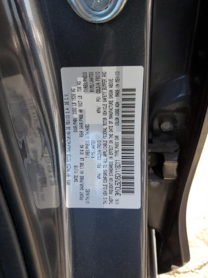 3MYDLBZV6GY118011 2016 Toyota Scion Ia