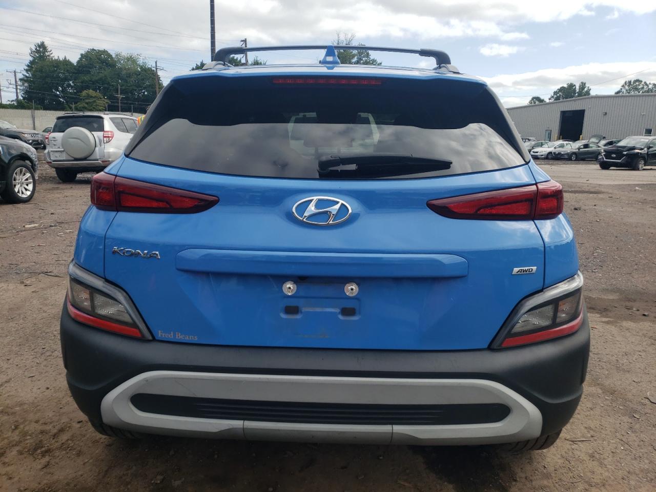 2022 Hyundai Kona Sel VIN: KM8K6CAB6NU842071 Lot: 68094434