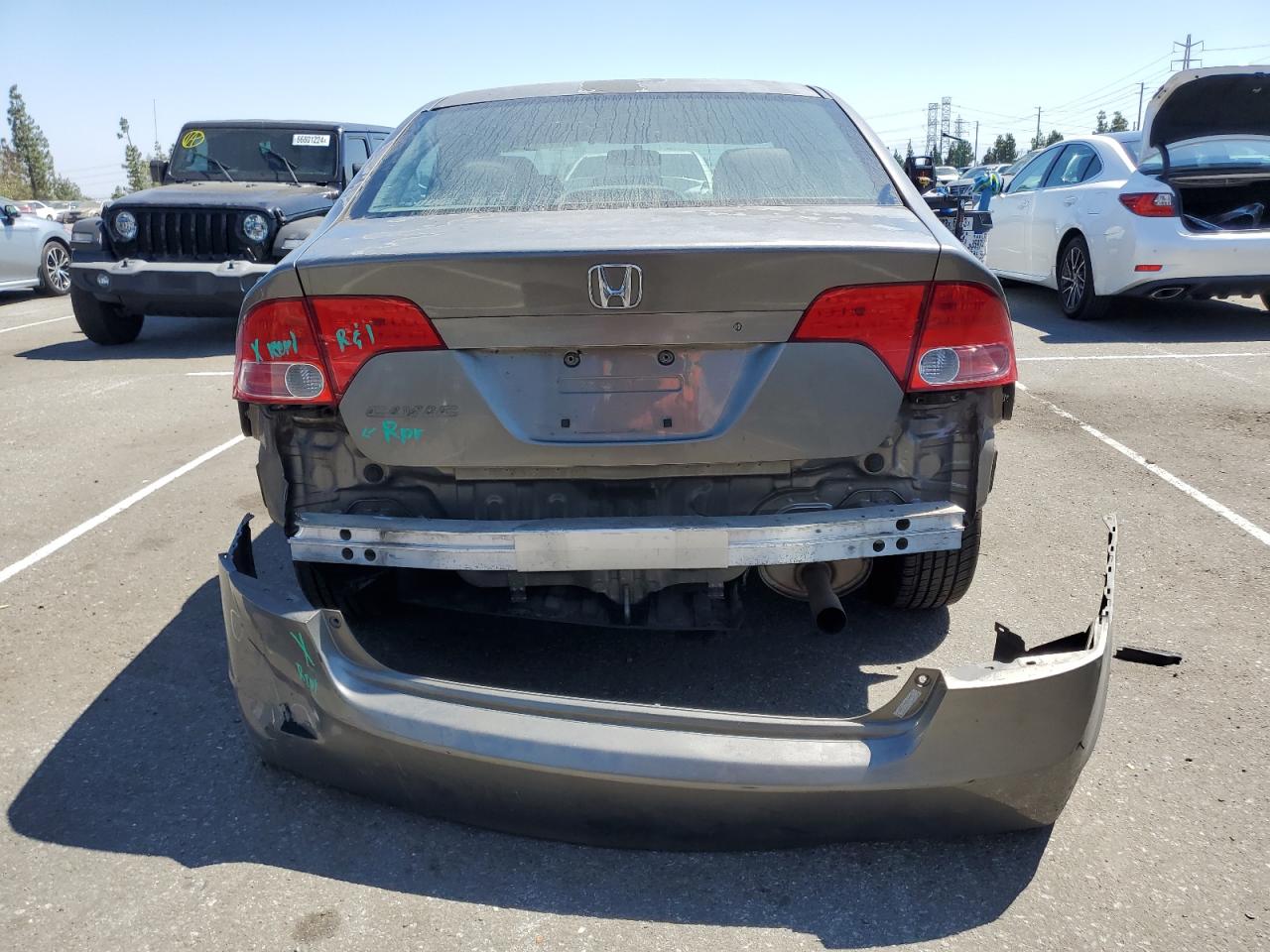 2008 Honda Civic Lx VIN: 2HGFA165X8H317101 Lot: 66977834