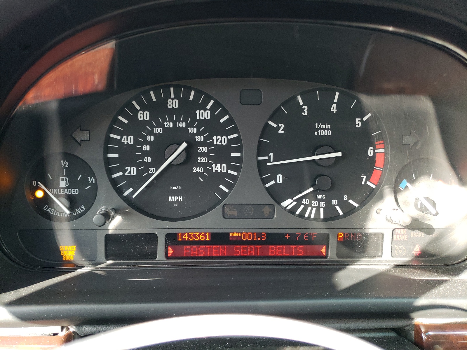 WBADN63481GM72215 2001 BMW 540 I Automatic