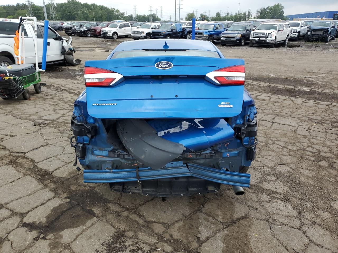 2020 Ford Fusion Se VIN: 3FA6P0HDXLR247470 Lot: 69570744