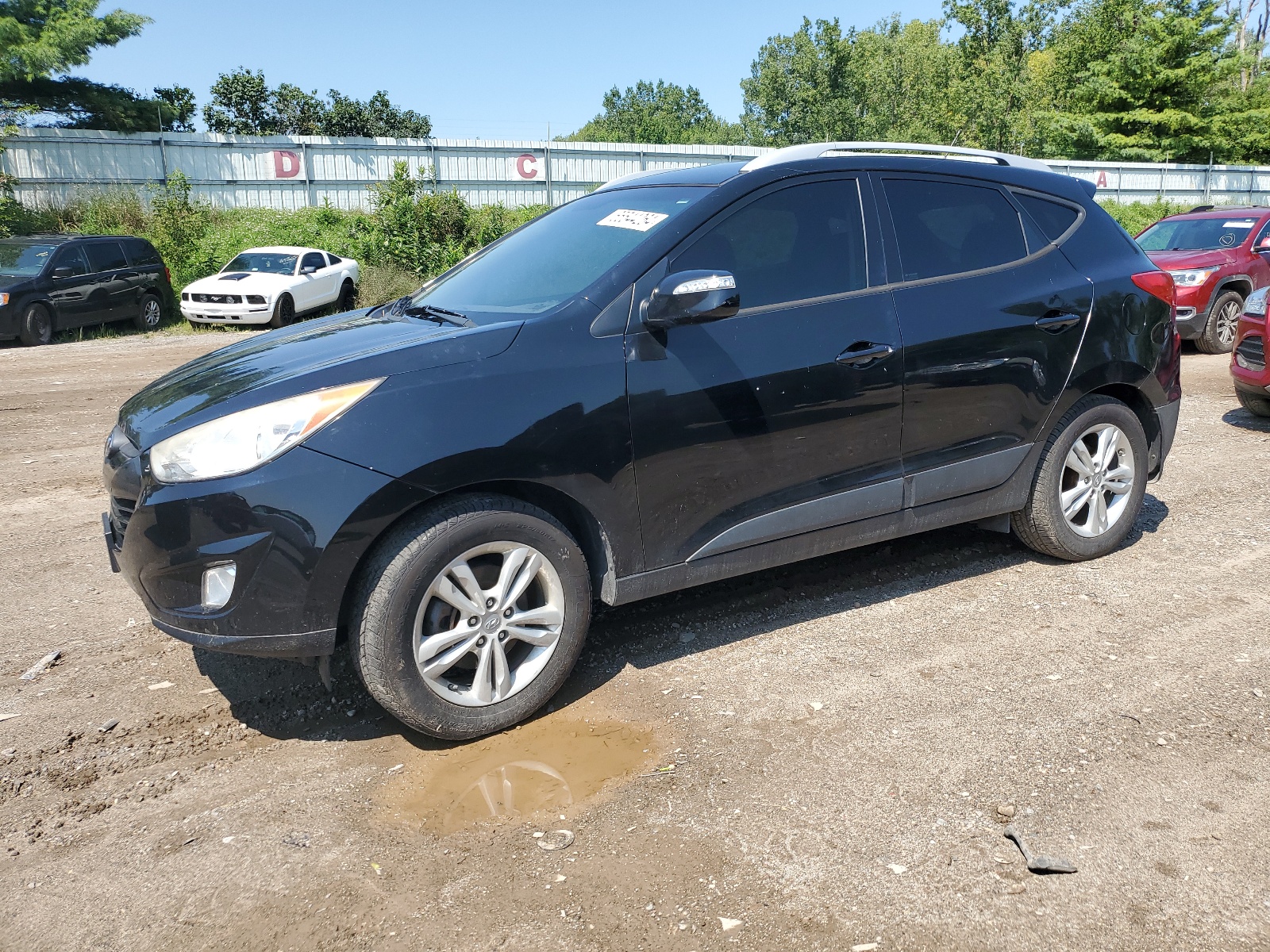 2013 Hyundai Tucson Gls vin: KM8JUCAC3DU581328