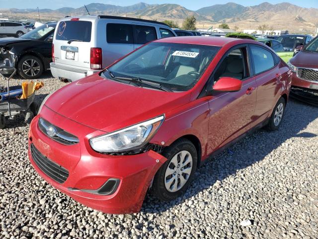  HYUNDAI ACCENT 2016 Czerwony