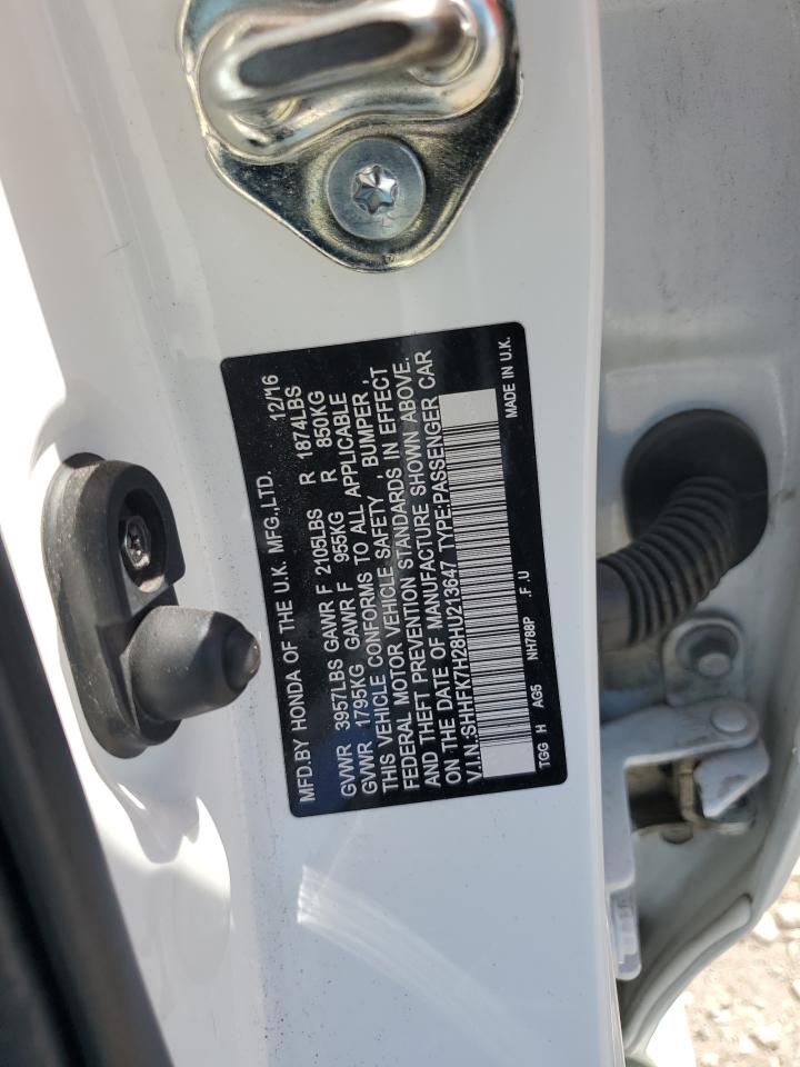 SHHFK7H28HU213647 2017 Honda Civic Lx