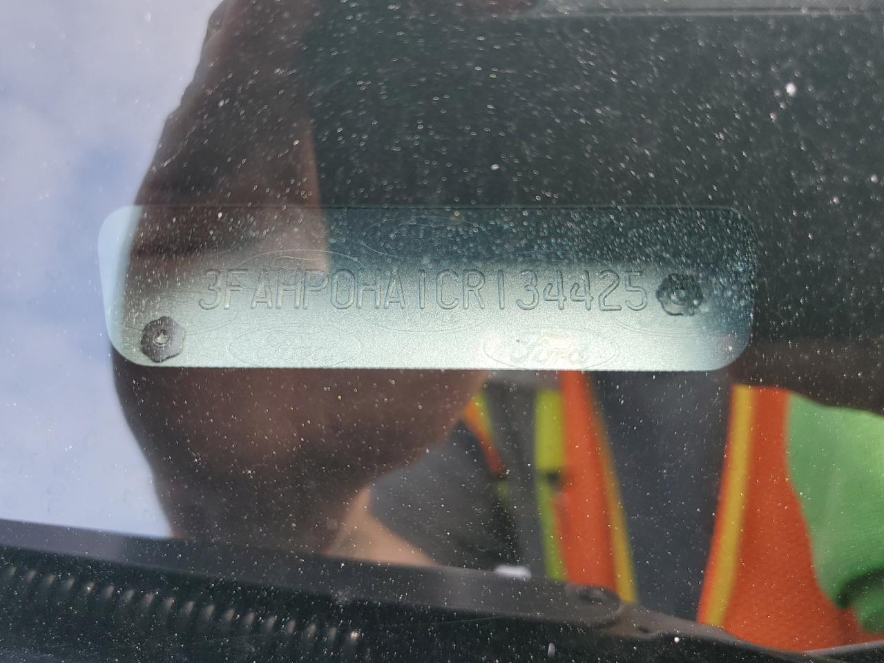 2012 Ford Fusion Se VIN: 3FAHP0HA1CR134425 Lot: 64861084