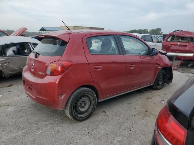 Hatchbacks MITSUBISHI MIRAGE 2015 Czerwony