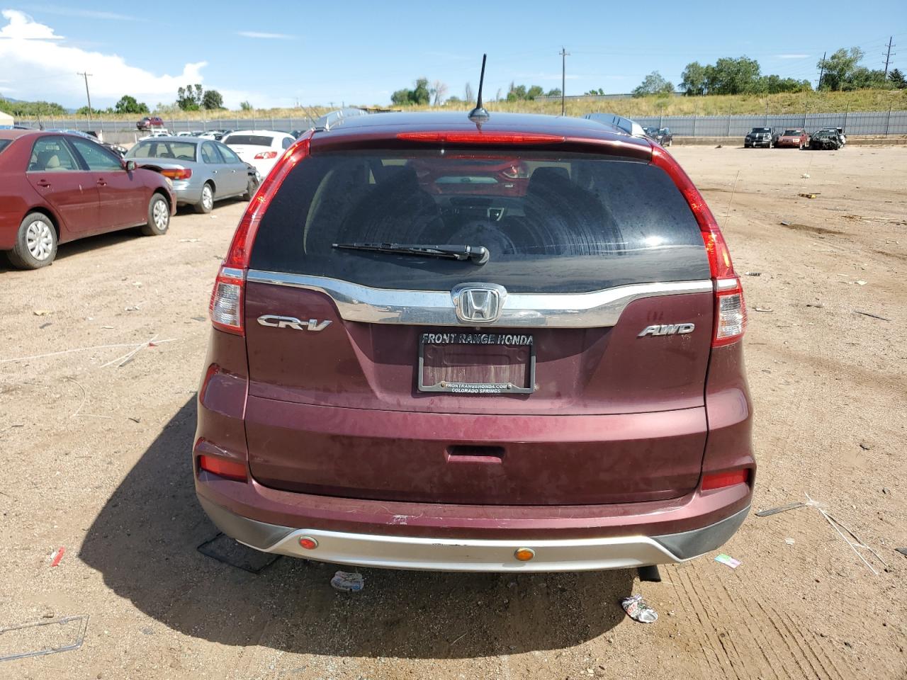 2016 Honda Cr-V Exl VIN: 2HKRM4H76GH655233 Lot: 65956254