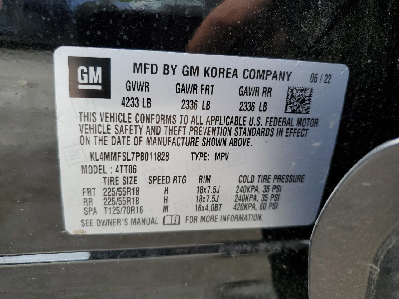 2023 Buick Encore Gx Essence VIN: KL4MMFSL7PB011828 Lot: 66655414