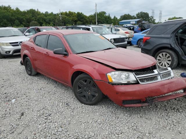  DODGE AVENGER 2013 Червоний