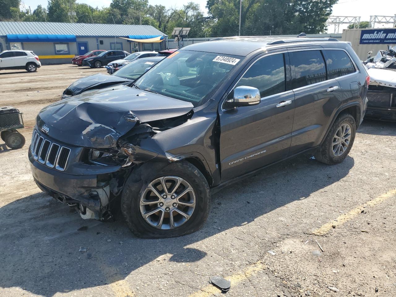 2015 Jeep Grand Cherokee Limited en Venta en Wichita, KS - Front End