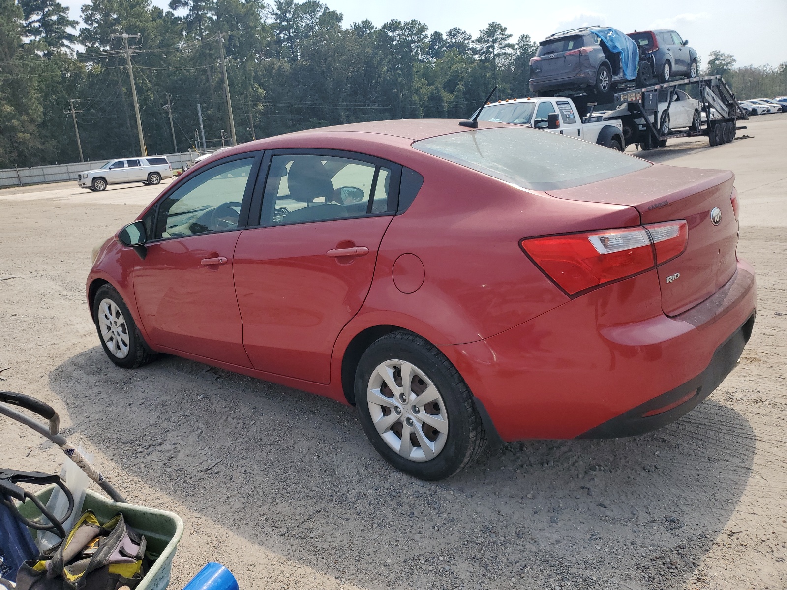 2013 Kia Rio Lx vin: KNADM4A34D6217430