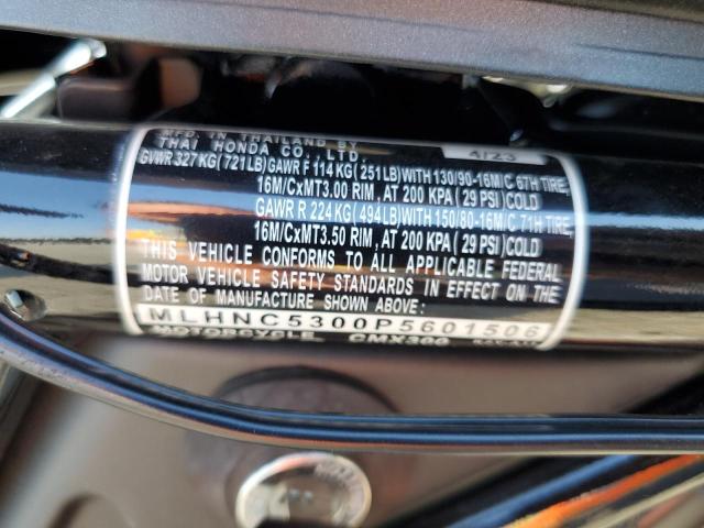2023 HONDA CMX300 