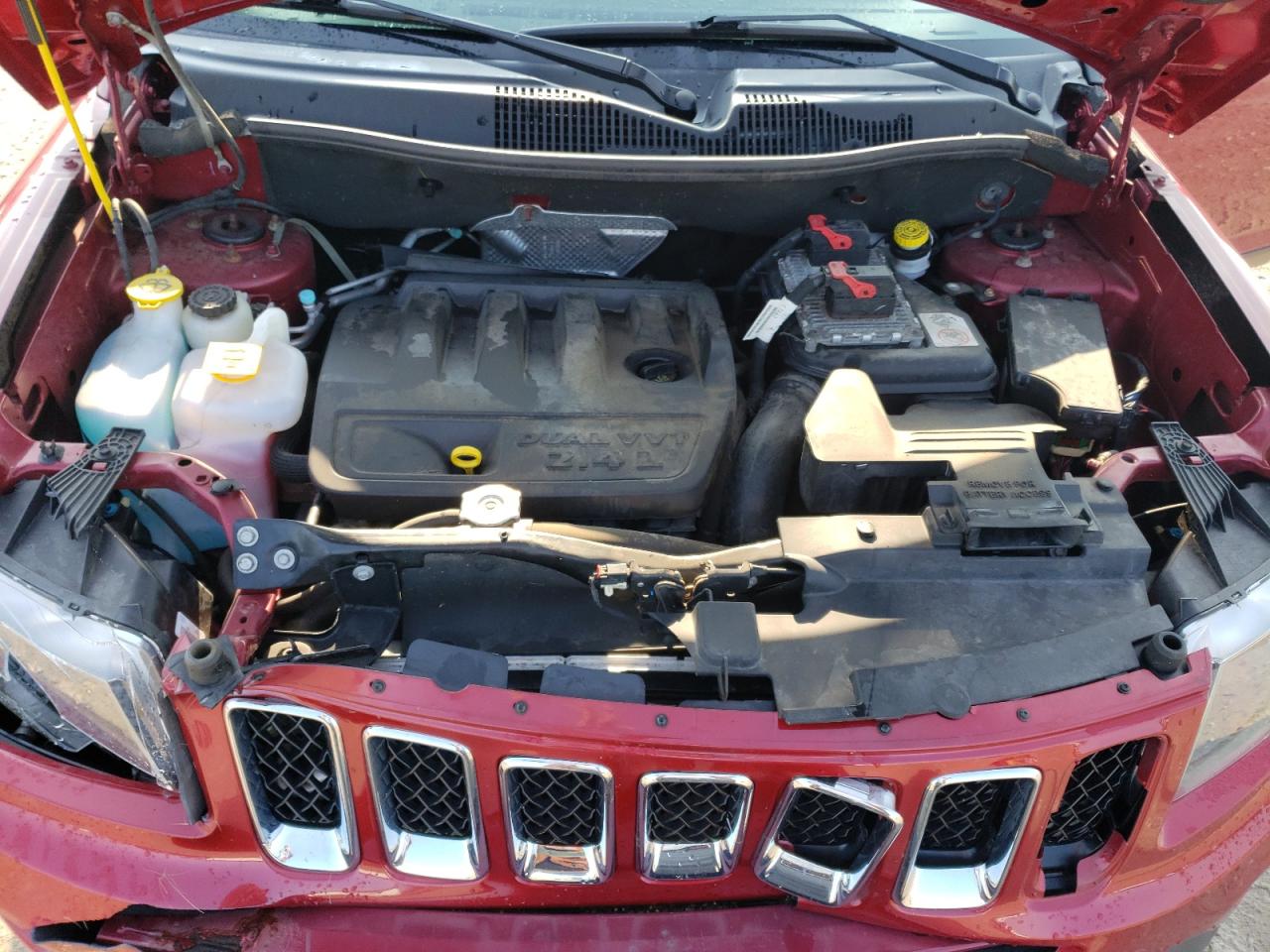 2017 Jeep Compass Latitude VIN: 1C4NJDEB6HD106820 Lot: 65737654