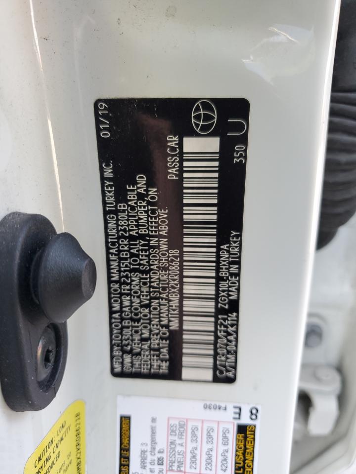 NMTKHMBX2KR086218 2019 Toyota C-Hr Xle