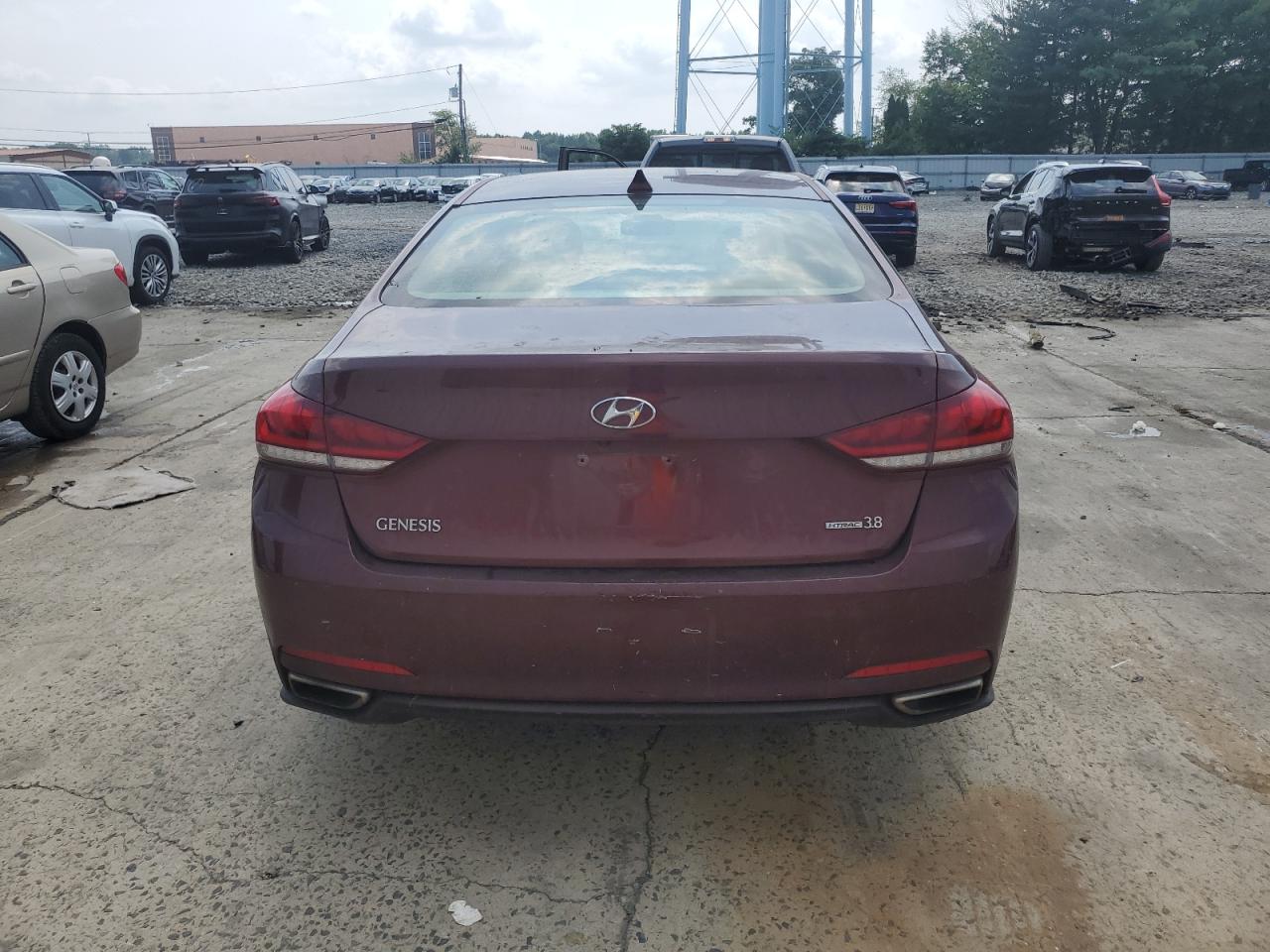 KMHGN4JE4GU138821 2016 Hyundai Genesis 3.8L