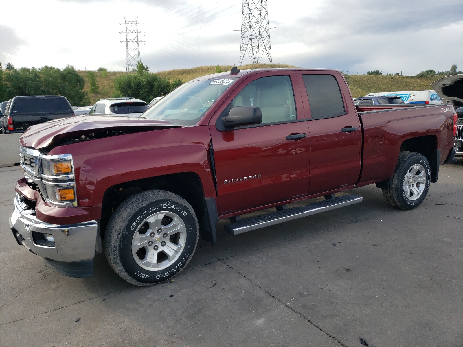 2014 Chevrolet Silverado K1500 Lt vin: 1GCVKREC5EZ203802