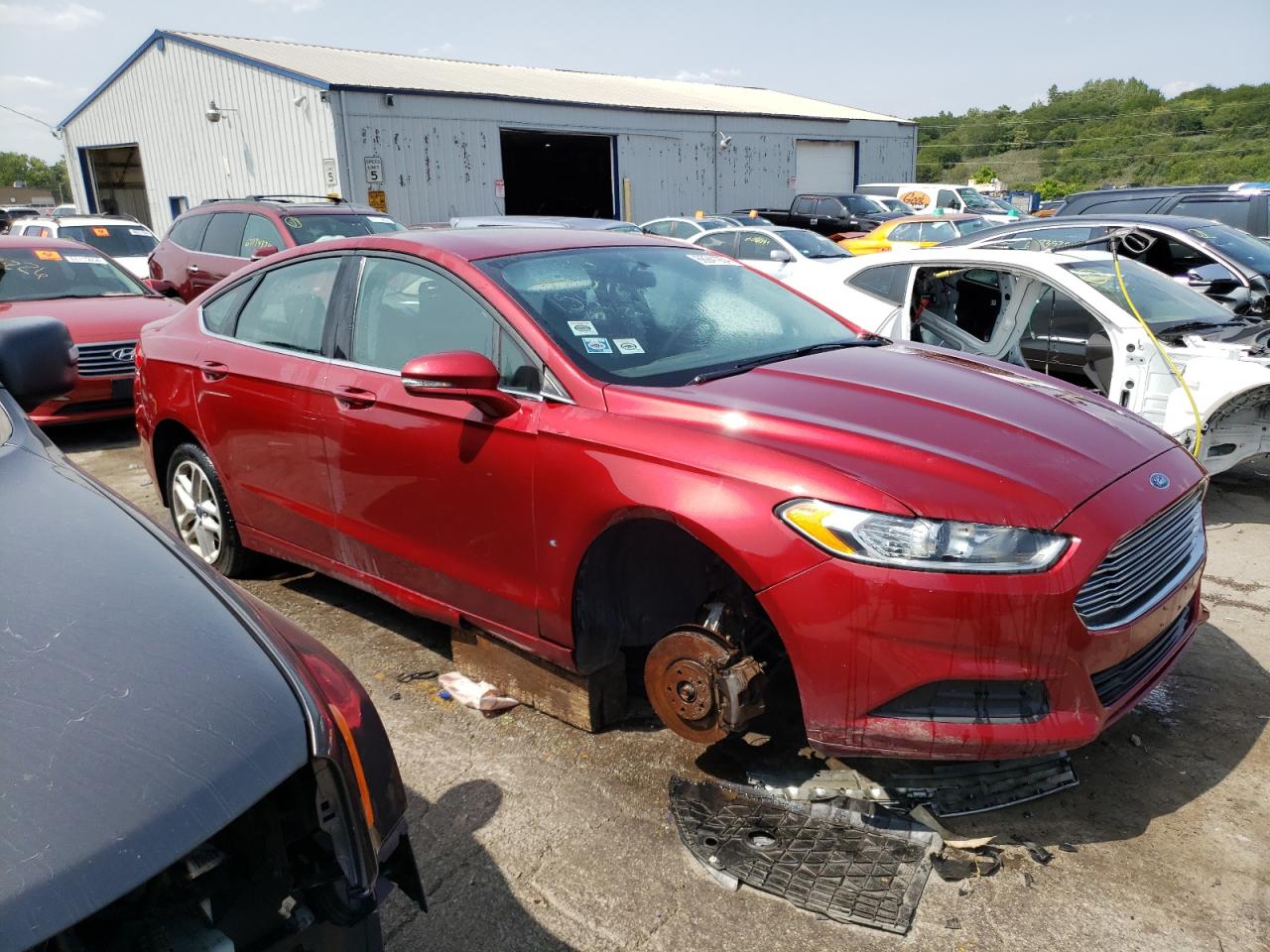 VIN 3FA6P0HD7ER206488 2014 FORD FUSION no.4