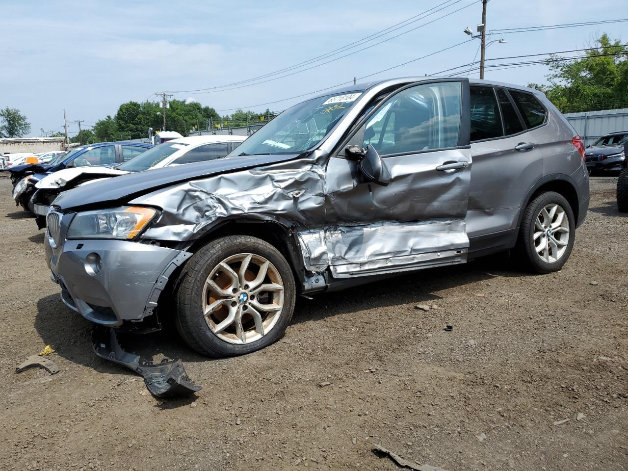 2014 BMW X3 xDrive35I VIN: 5UXWX7C57EL984015 Lot: 65718104