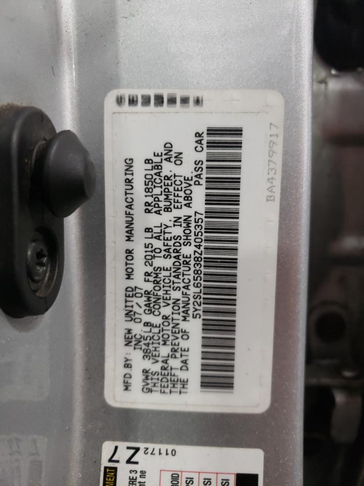 5Y2SL65838Z405357 2008 Pontiac Vibe