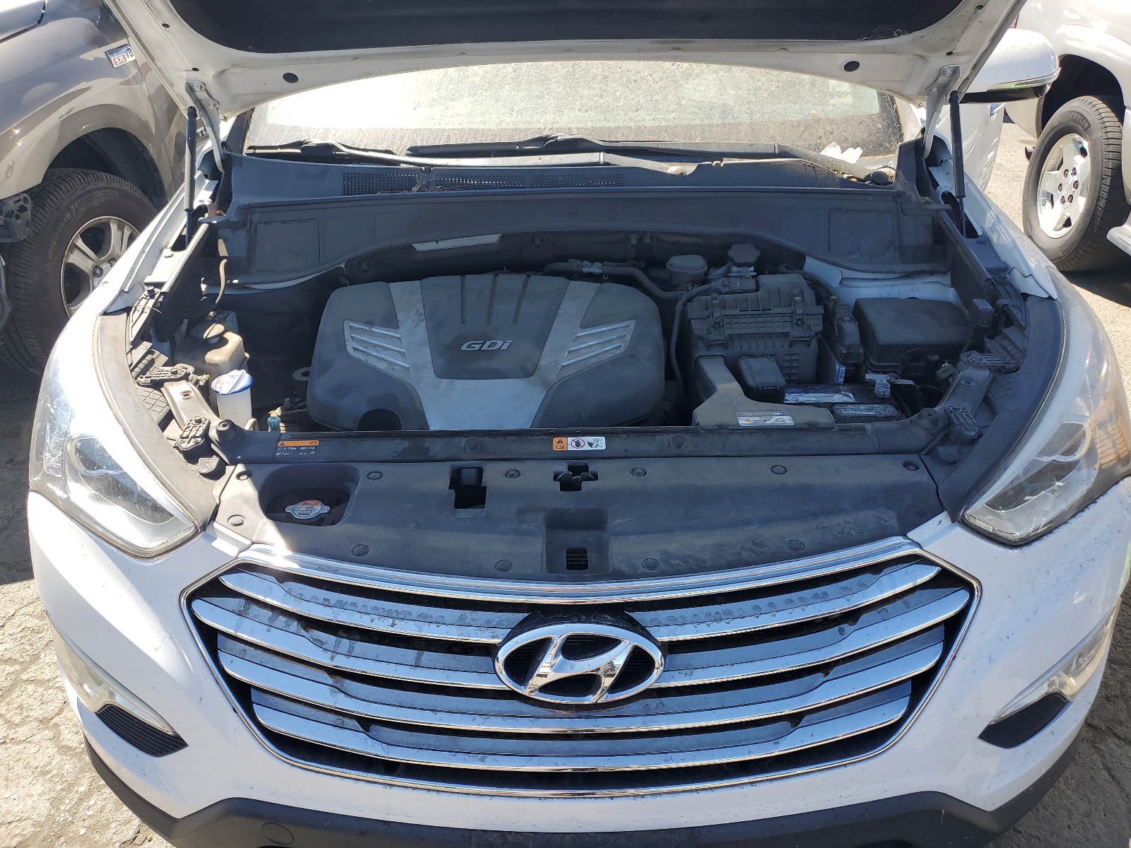 KM8SR4HF8FU119796 2015 Hyundai Santa Fe Gls