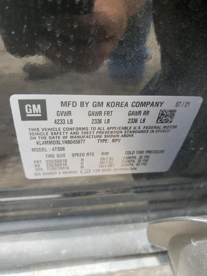 2022 Buick Encore Gx Select VIN: KL4MMDSL1NB045877 Lot: 67023944