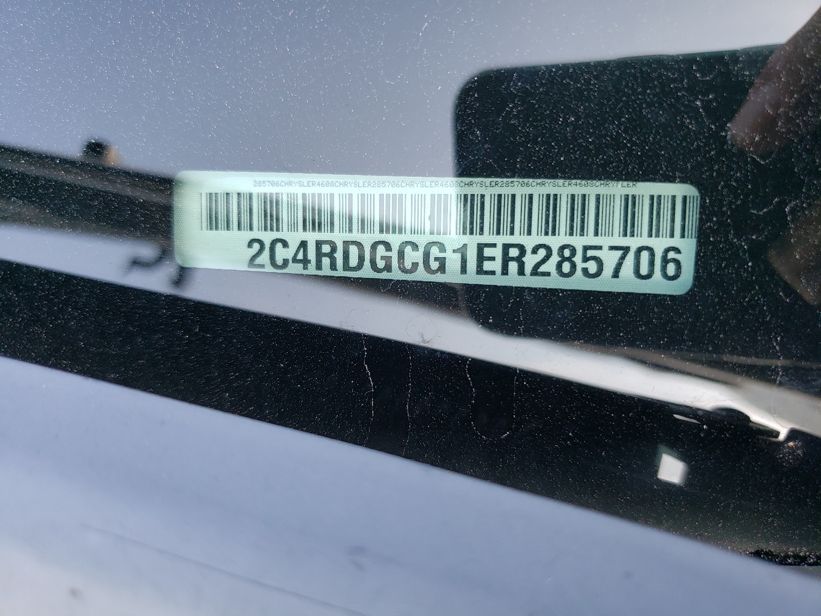 2C4RDGCG1ER285706 2014 Dodge Grand Caravan Sxt